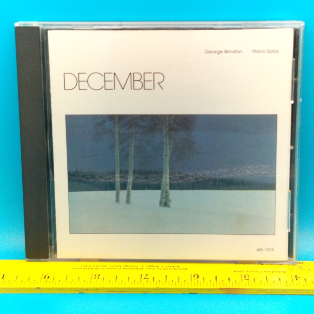 Windham Hill George Winston December CD Album 1982 WD-1025 Piano Solos Holiday